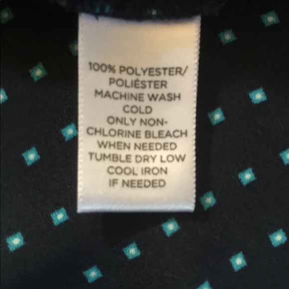 Loft Navy Long Sleeve Top XS - Picture 3 of 4